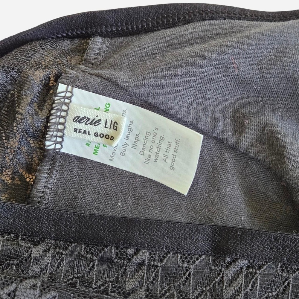 Aerie black lace corset bralette - Picture 5 of 5